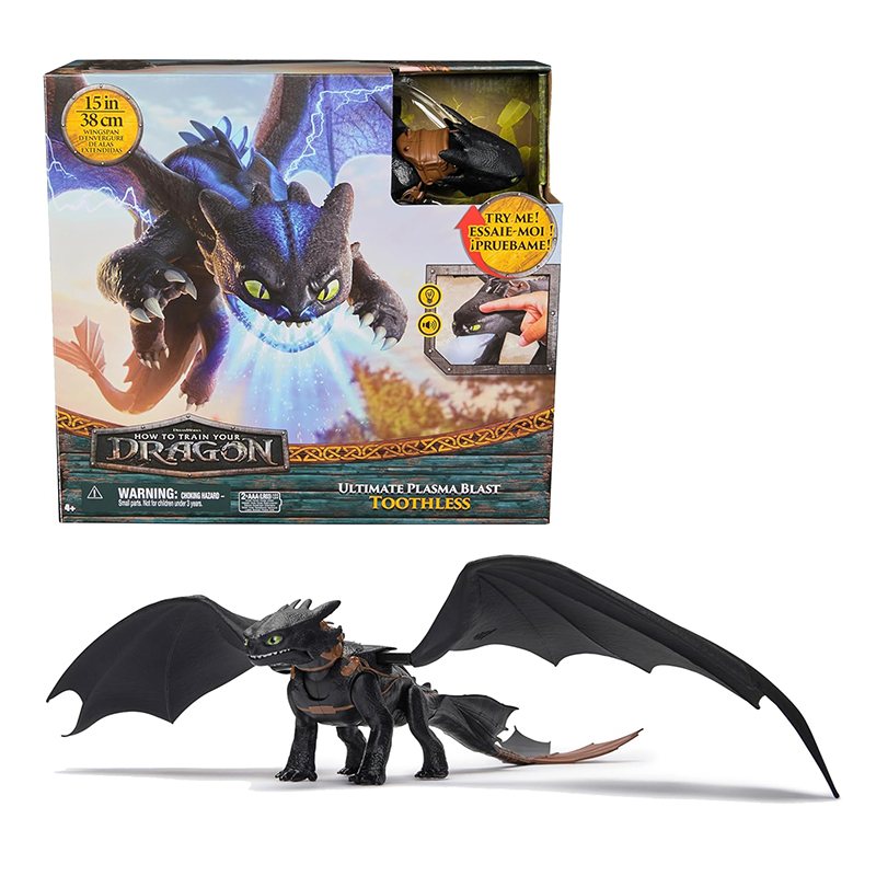 Como Treinar o Seu Dragão Figura Toothless Electrónico