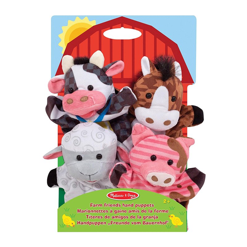 Melissa and Doug Fantoches de Mão Animais da Quinta - Imagem 1