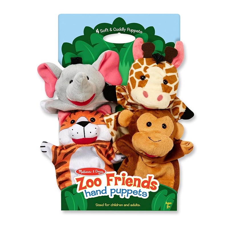 Melissa and Doug Títeres de Mano Animales Safari - Imagen 1