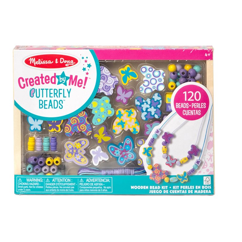 Melissa and Doug Comptes de Fusta Butterfly Beads