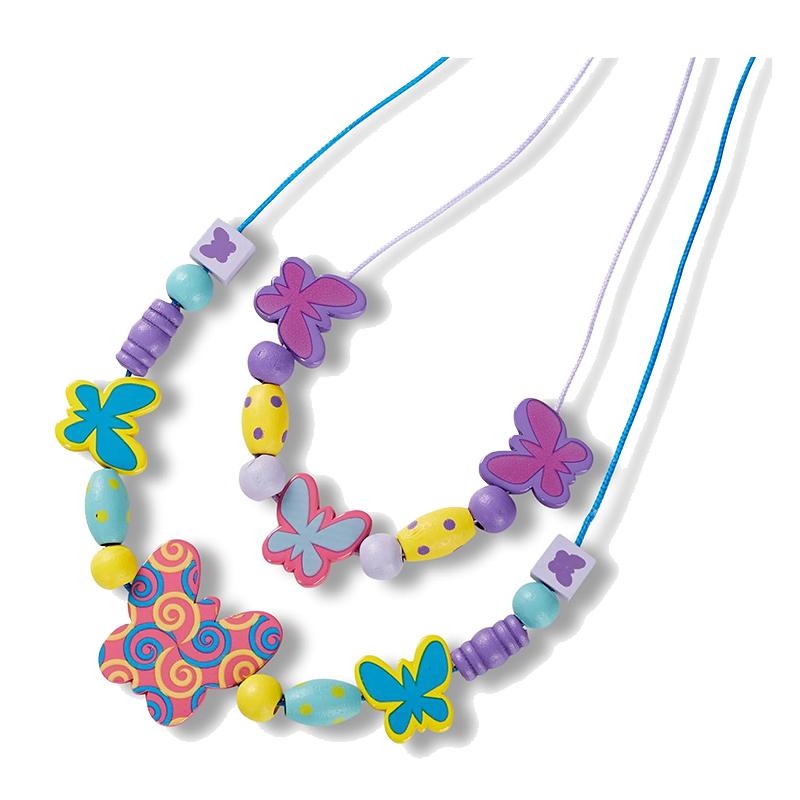 Melissa and Doug Contas de Madeira Butterfly Beads - Imagem 2