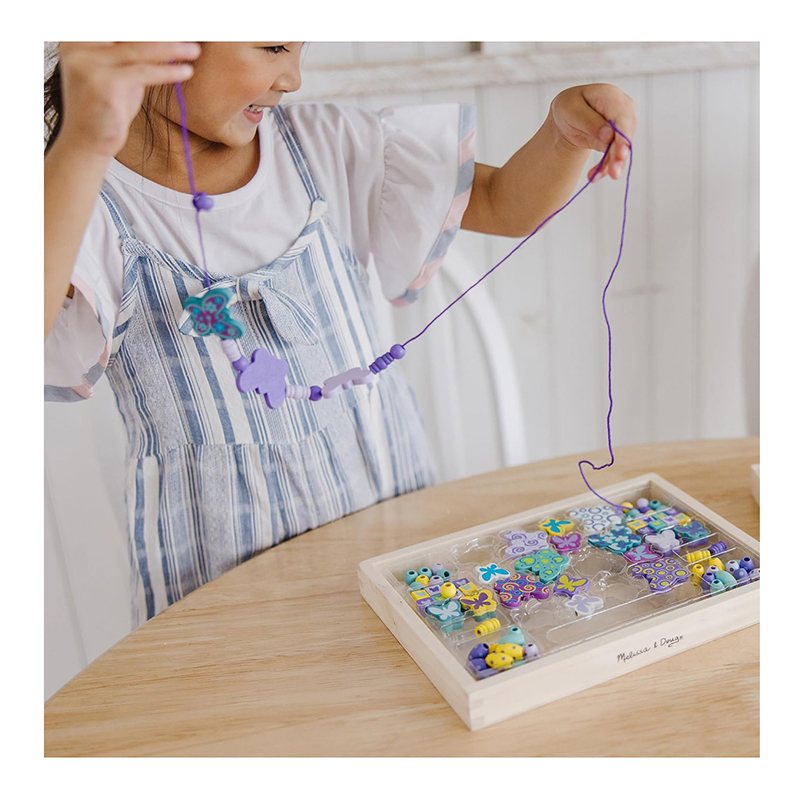 Melissa and Doug Contas de Madeira Butterfly Beads - Imagem 3