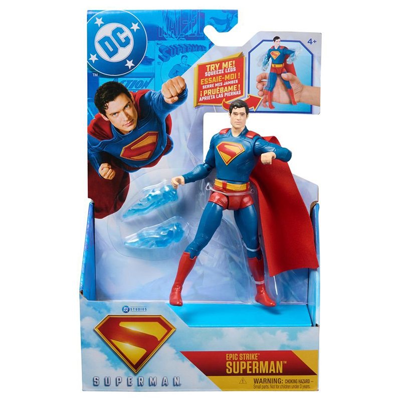 DC Figura Superman Epic Strike 15cm - Imagen 3