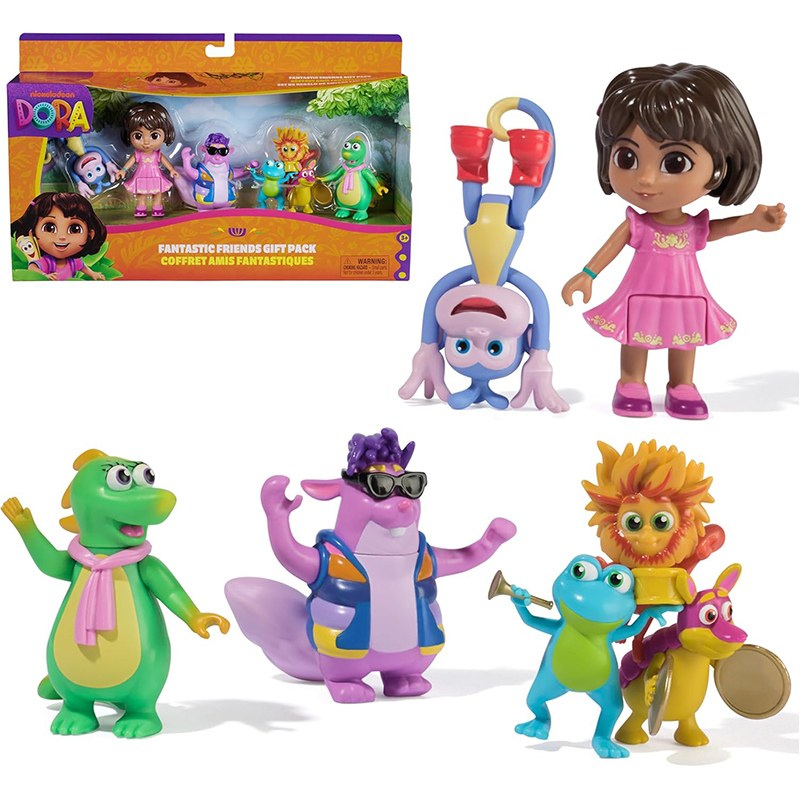 Dora a Exploradora - Pack Figura Dora e Amigos