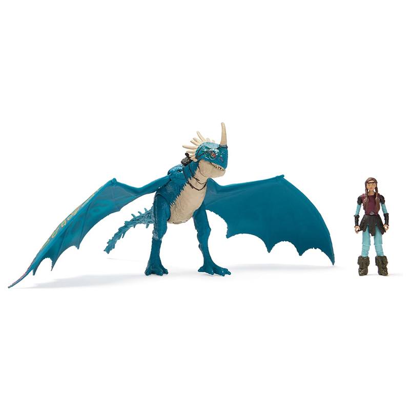 Como Treinar o Seu Dragão Figura Deadly Nadder e Astrid - Imagem 1