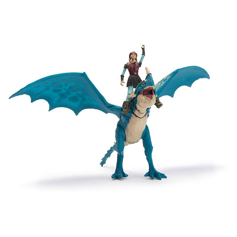 Como Treinar o Seu Dragão Figura Deadly Nadder e Astrid - Imagem 3