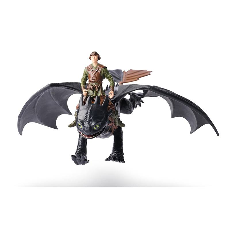 Como Treinar o Seu Dragão Figura Toothless e Hiccup - Imagem 3