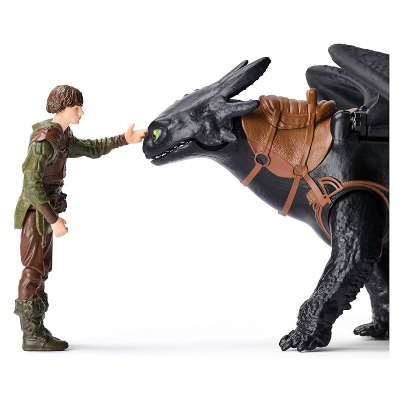 Como Treinar o Seu Dragão Figura Toothless e Hiccup - Imagem 4