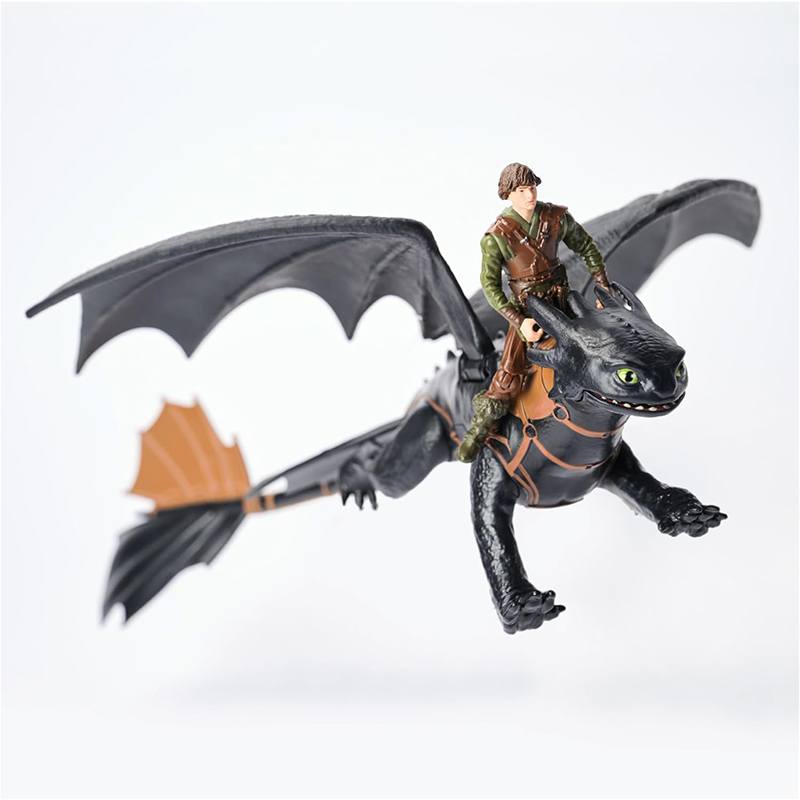 Como Treinar o Seu Dragão Figura Toothless e Hiccup - Imagem 6