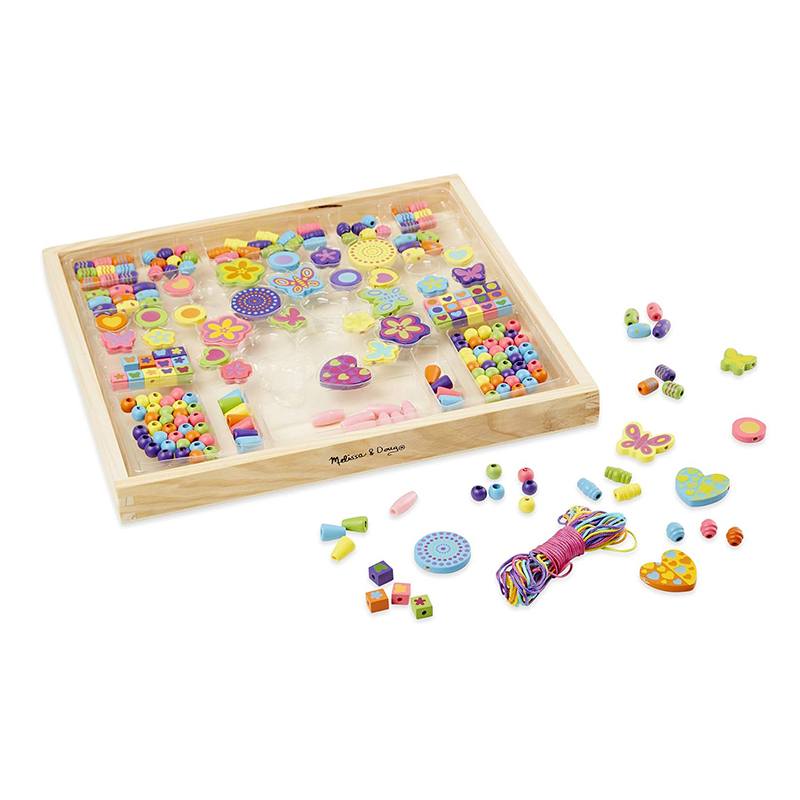 Melissa and Doug Sortido de Contas de Madeira - Imagem 1