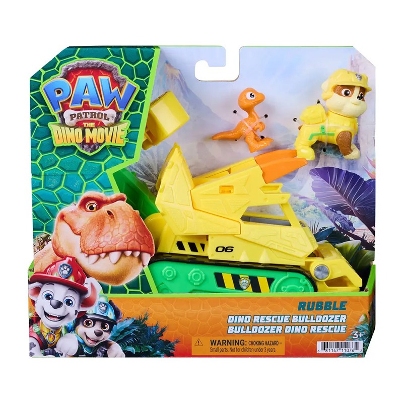 Patrulla Canina Dino Movie - Bulldozer Dino Rescue Rubble