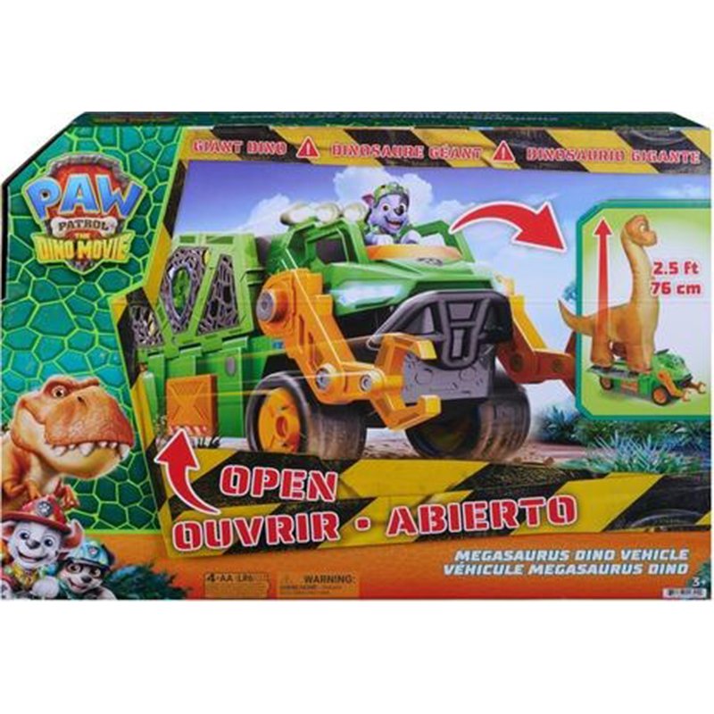 Patrulla Canina Vehículo Megasaurus Dino 75cm