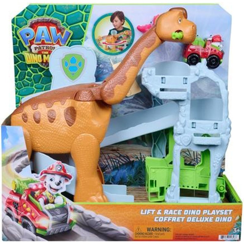 Patrulla Canina Conjunto de juego Lift and Race Pup Squad Dino