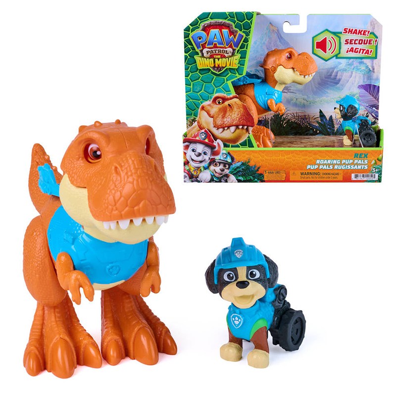 Patrulla Canina Pack 2 Figuras Dino Movie - Rex