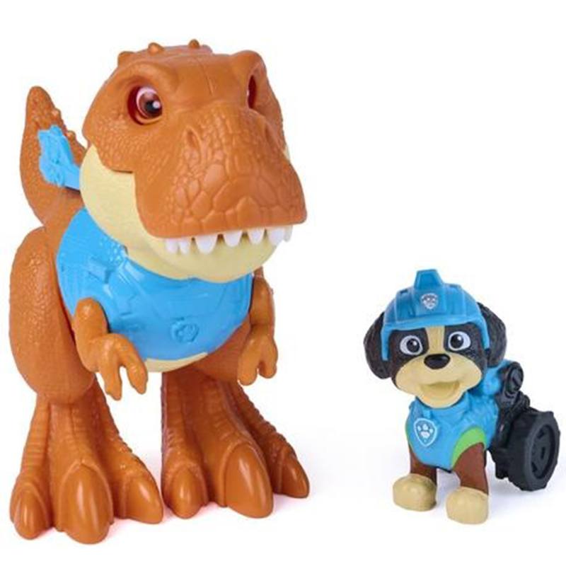 Patrulla Canina Pack 2 Figuras Dino Movie - Rex - Imagen 1