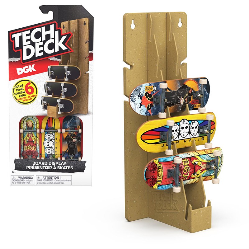 Tech Deck Pack 4 Skates com Suporte de Exposição