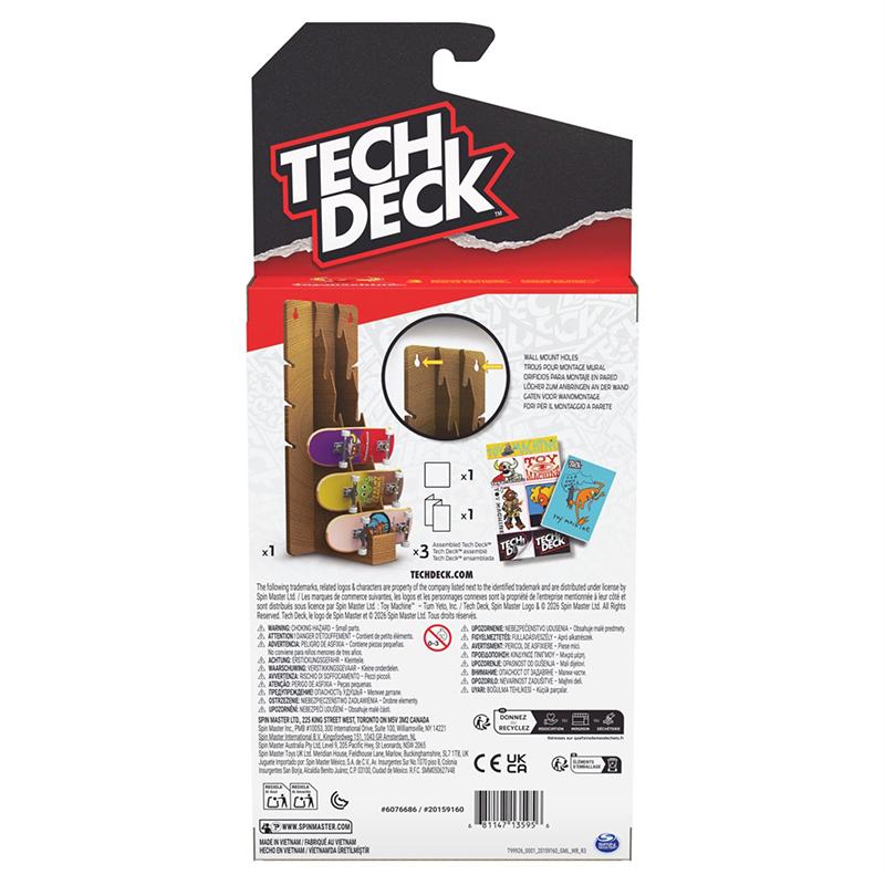 Tech Deck Pack 4 Skates com Suporte de Exposição - Imagem 4