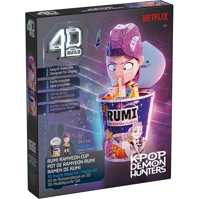 K-POP Demon Hunters - Puzzle 4D Build Ramen de Rumi 38cm