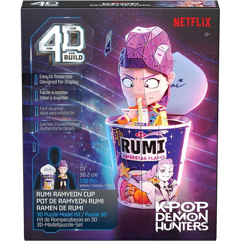 K-POP Demon Hunters - Puzzle 4D Build Ramen de Rumi 38cm - Imagen 3