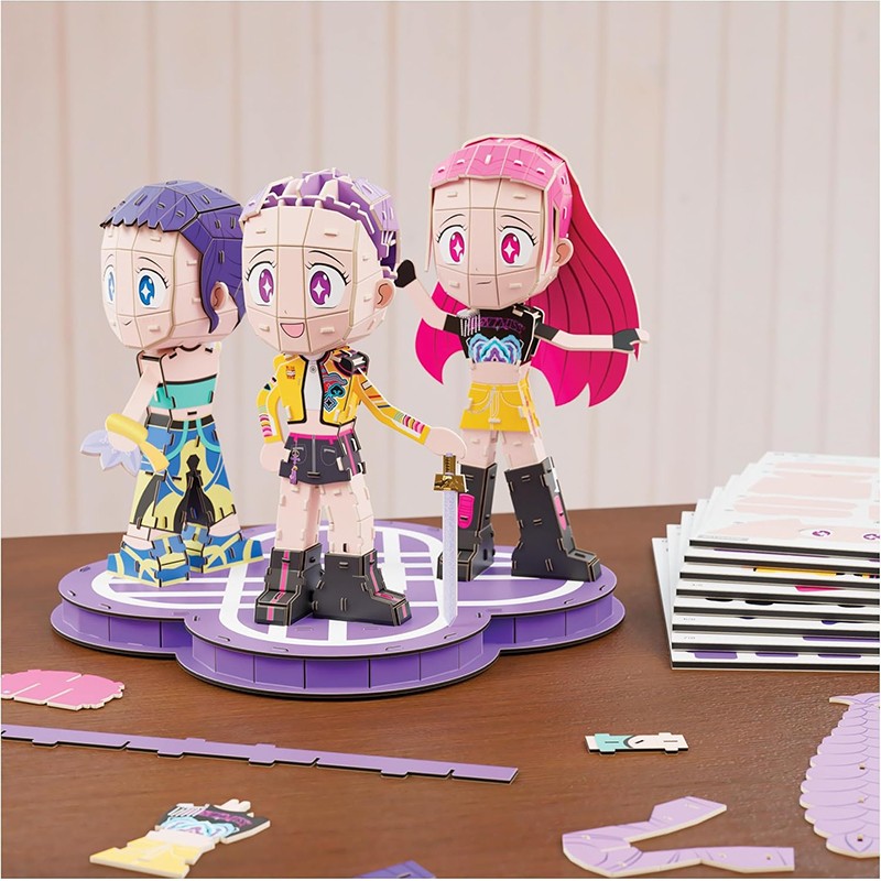 K-POP Demon Hunters - Puzzle 4D Build Chibis Huntrix - Imagen 3