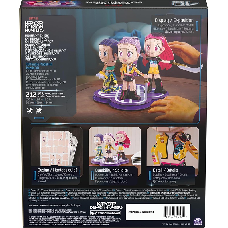 K-POP Demon Hunters - Puzzle 4D Build Chibis Huntrix - Imagen 5