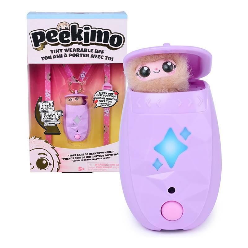 Peekimo Lulu Morada Mascota Interactiva
