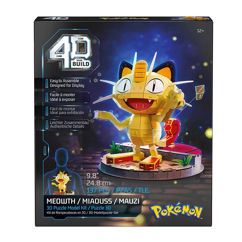 Pokémon 4D Build Puzzle Meowth