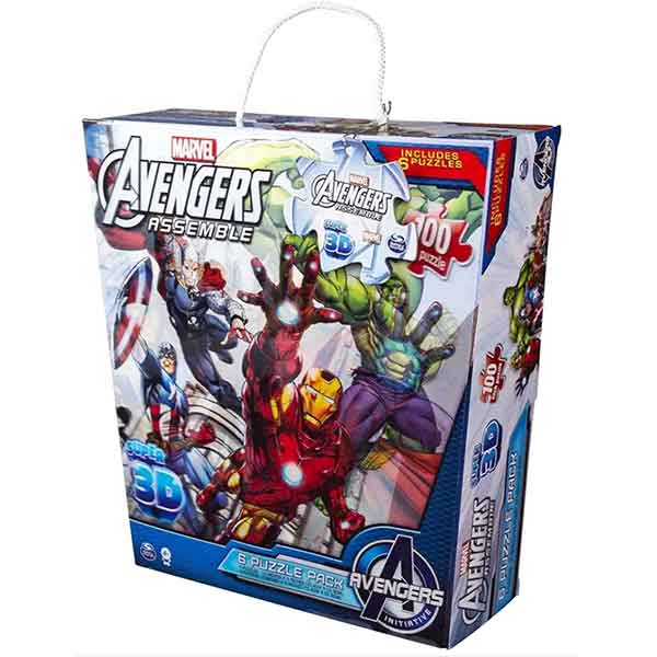Superpack Puzzles 3D Avengers Marvel - Imagen 1