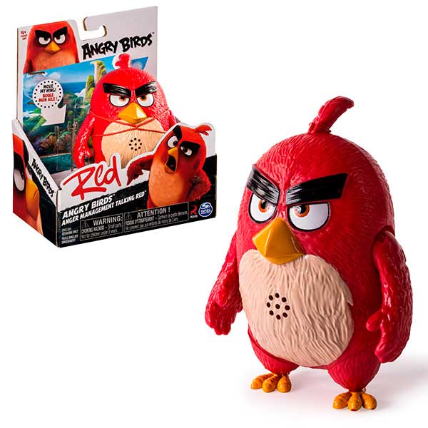 Figura Angry Birds Red con Sonidos 13cm - Imagen 1