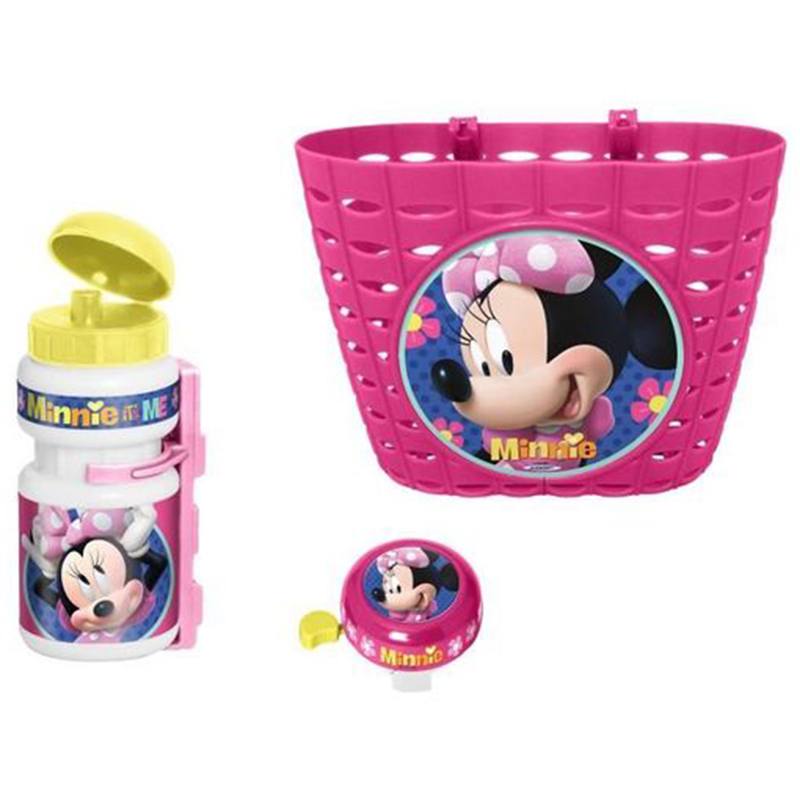 Disney Minnie Cesta con Timbre Bicicleta