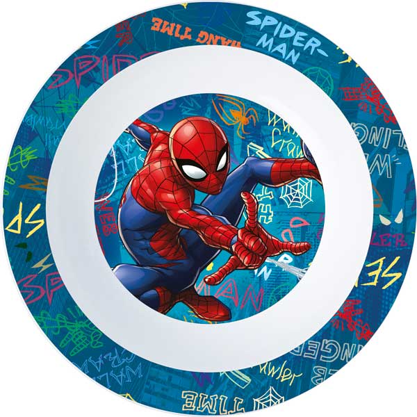 Cuenco Microondas Spiderman Graffiti - Imagen 1