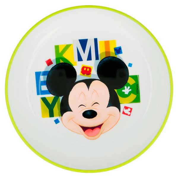 Mickey Mouse Tigela Premium Bicolor Watercolors - Imagem 1