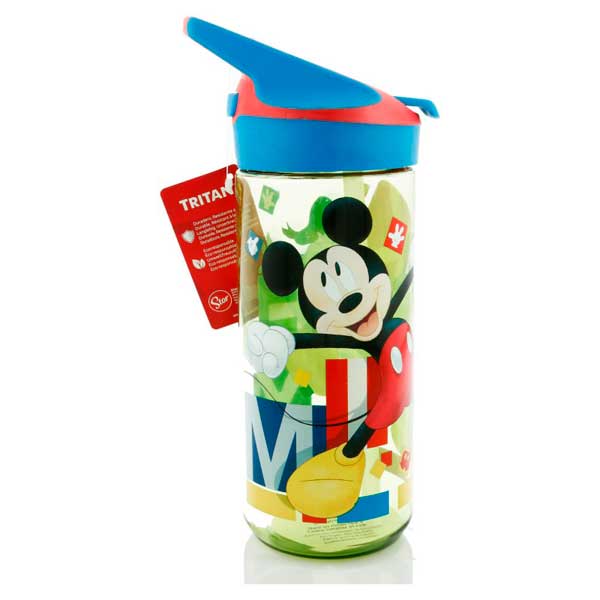 Botella Tritan Premium 620ml Mickey Watercolors - Imagen 1
