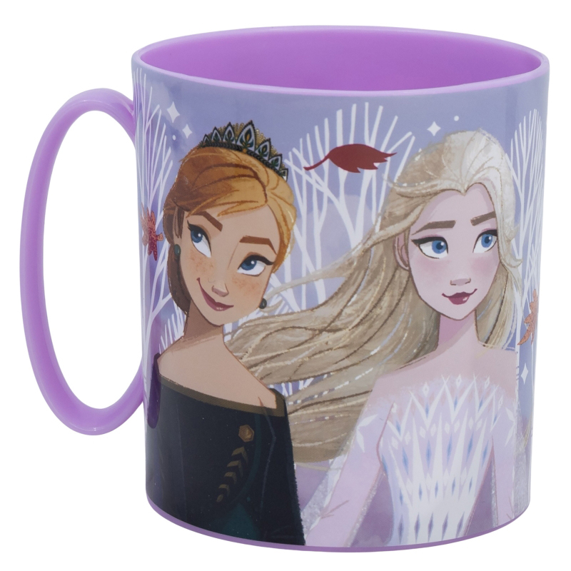 Frozen Caneca infantil de plástico para microondas 390ml - Imagem 1