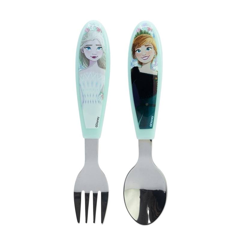 Frozen Conjunto 2 Talheres Metálicos