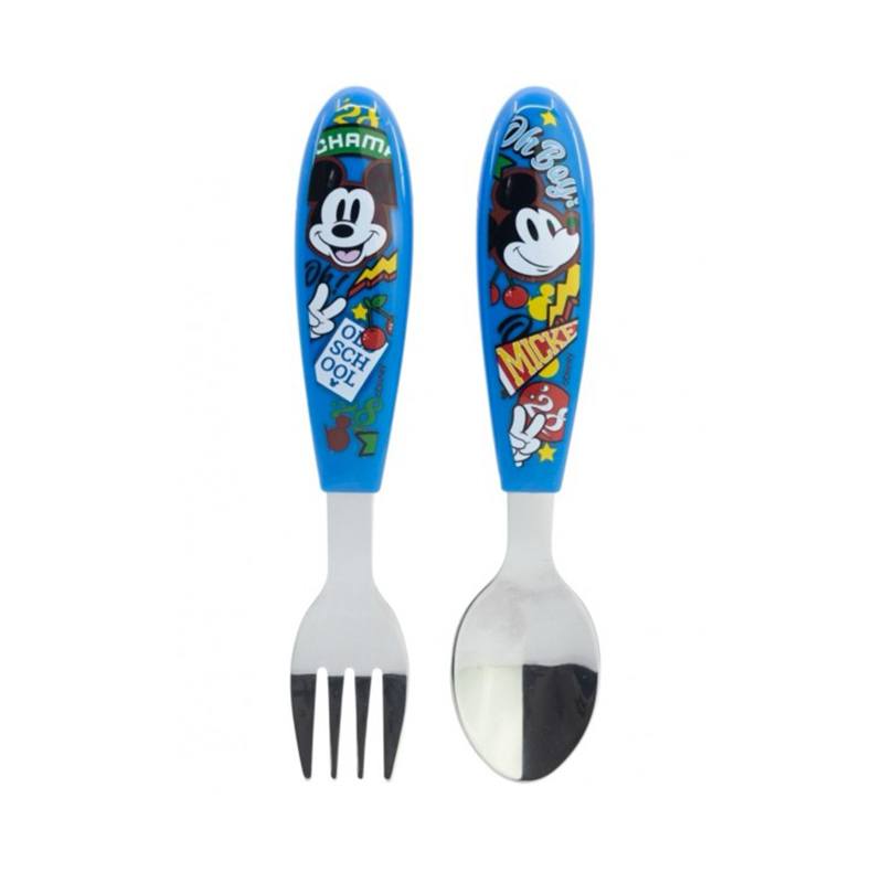 Mickey Conjunto 2 Talheres Metálicos