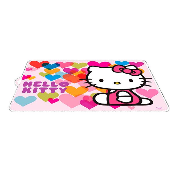 Mantel Individual Hello Kitty Corazones - Imagen 1