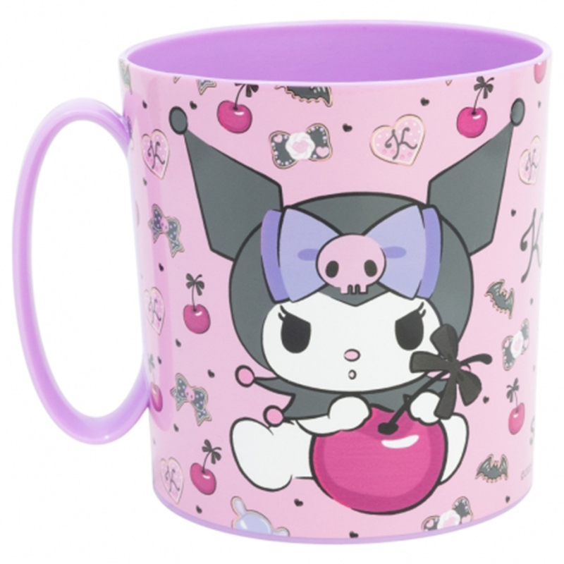 Kuromi Caneca infantil para microondas 390ml