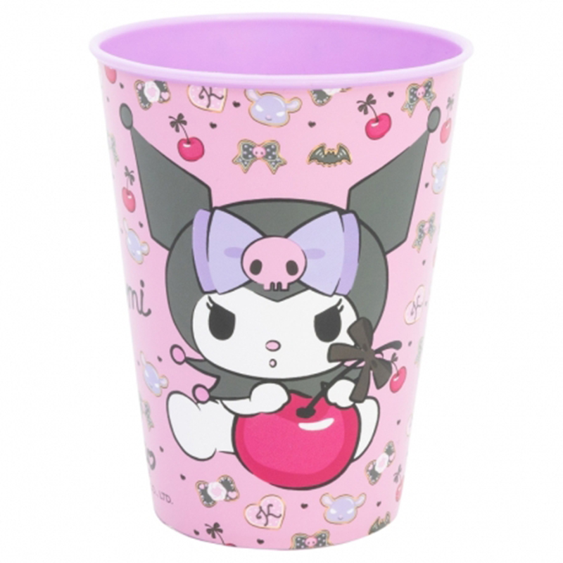 Kuromi Vaso infantil de plástico 260 ml