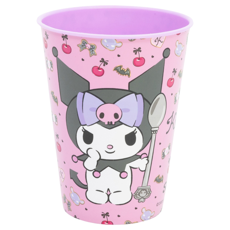Kuromi Vaso infantil de plástico 260 ml - Imagen 1