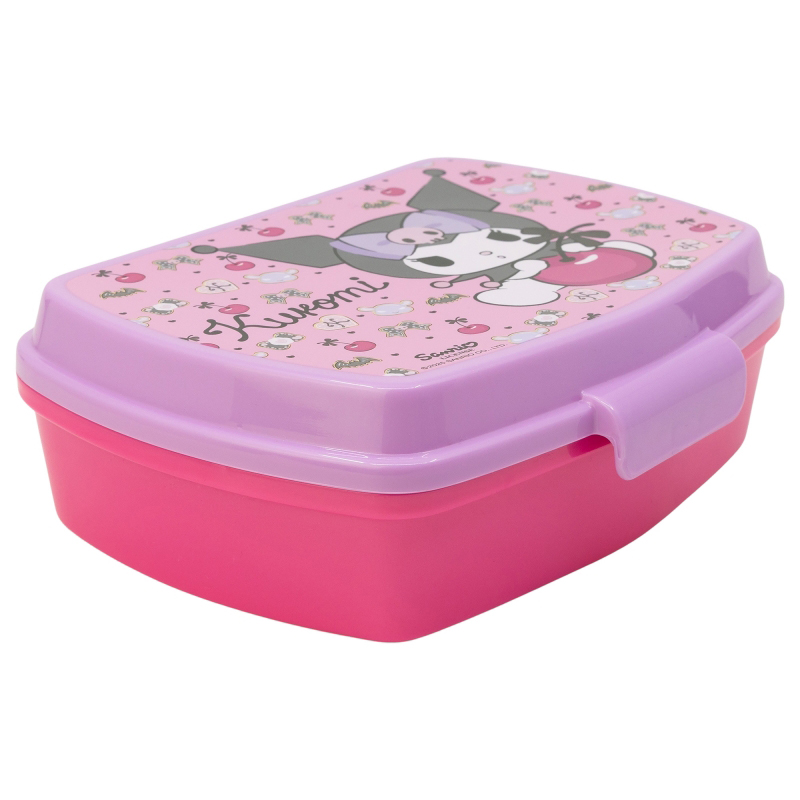Kuromi Sandwichera infantil rectangular - Imagen 1