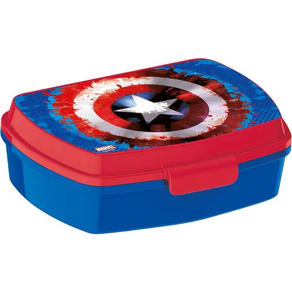 Capitán América Sandwichera Rectangular