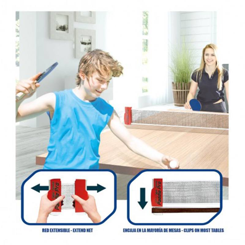 Conjunto de Rede e Raquetes Ping Pong Tachan - Imagem 1