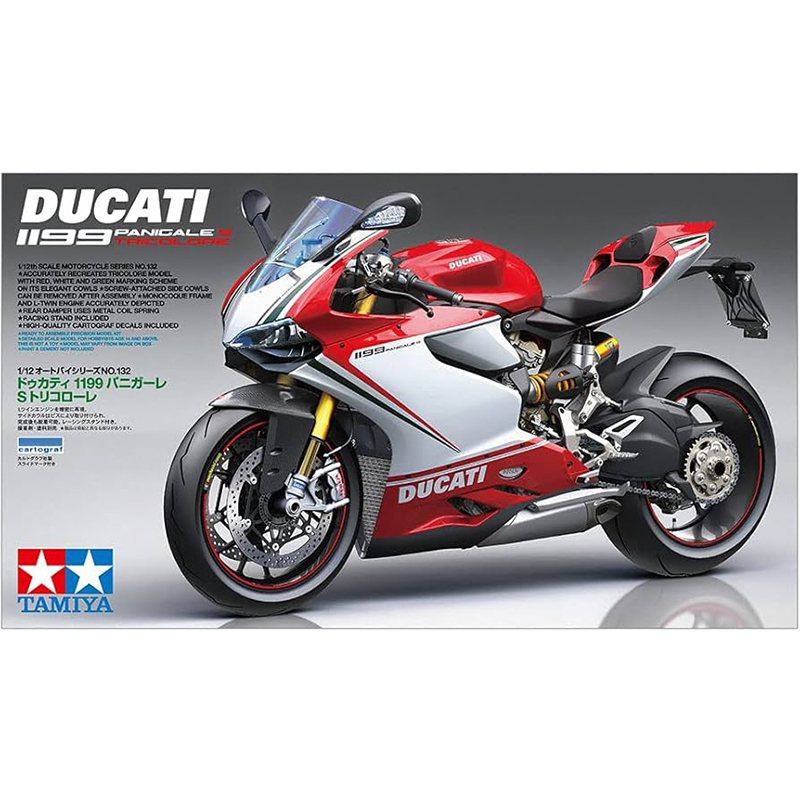 Tamiya Maqueta Moto Ducati 1199 Panigale S Tricolore 1:12