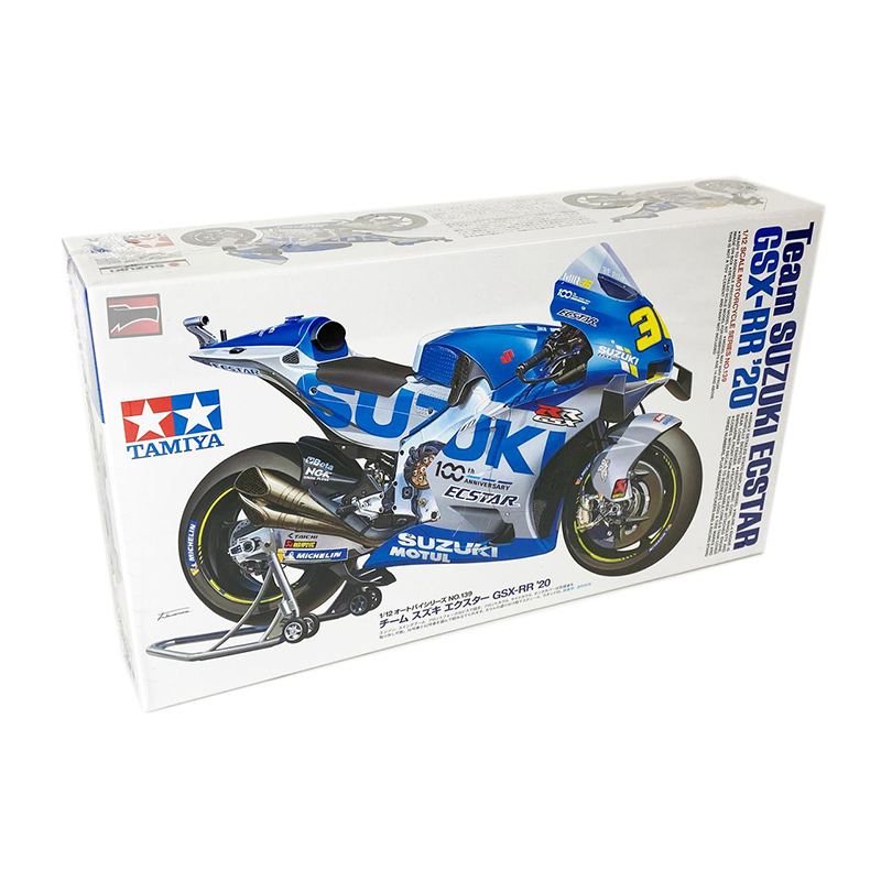 Maquete Moto Suzuki ECSTAR GSX-RR 2020 1:12 da Tamiya