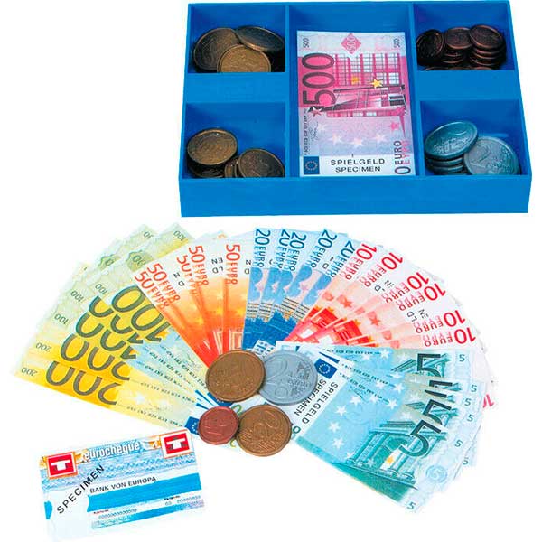 Cajero Monedas Euros Plástico - Imagen 1