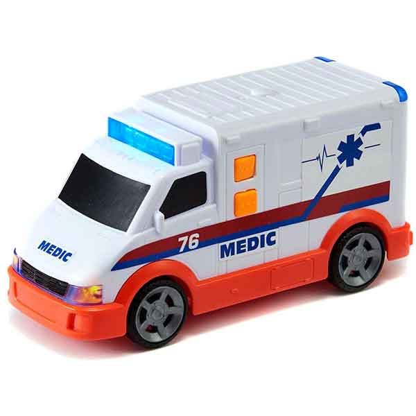Ambulancia Luces y Sonidos Teamsterz 18cm - Imagen 1