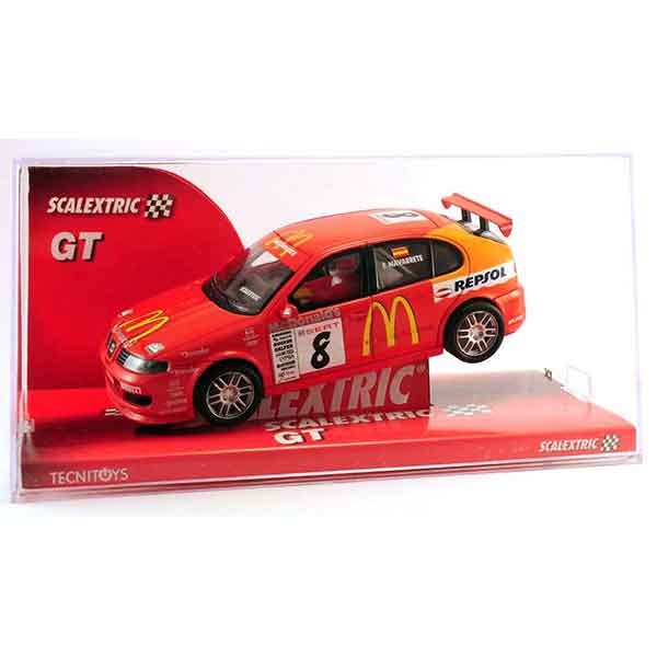 Cotxe Scalextric Seat Leon McDonalds 1:32 - Imatge 1