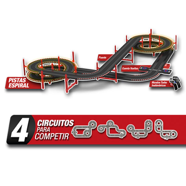 Circuito Compact Spiral Xtreme Scalextric - Imatge 3