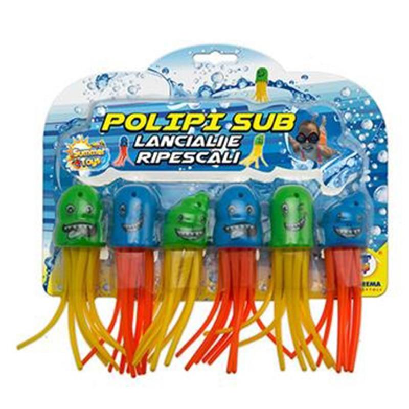 Pack 6 Pulpo Acuáticos Infantiles para piscina